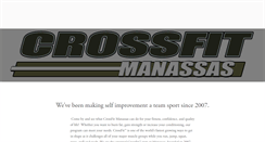 Desktop Screenshot of crossfitmanassas.com